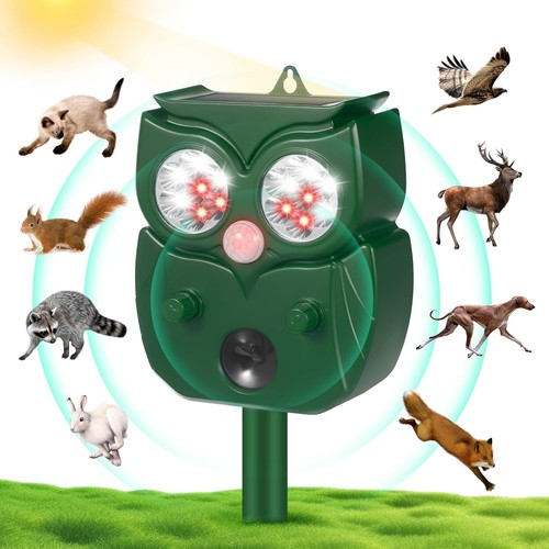 Solar powered ultrasonic - powered,