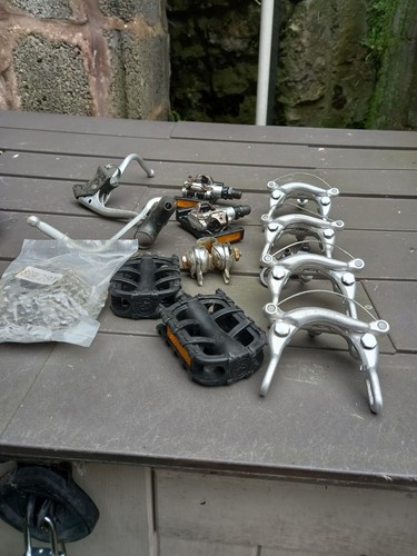 Bicycle parts mostly new old - bicycle,