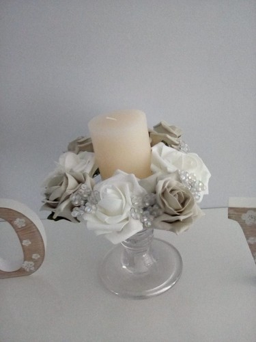 White silver grey - grey, rose