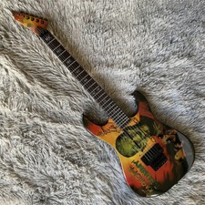 Factory Black Kirk Hammett KH-3 Karloff Mummy Solid Electric Guitar Maple Neck