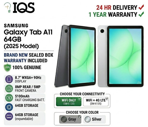 Samsung galaxy tab a11 64gb - samsung,