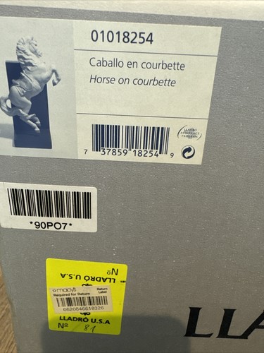 Lladro horse courbette - horse, on