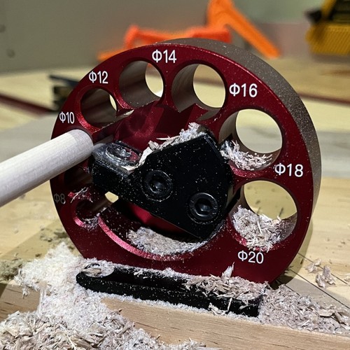 Adjustable dowel maker jig - dowel,
