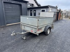Nugent Utility Trailer 7' X 4' / Quad bike Garden Log Tip Trailer No Vat L@@K