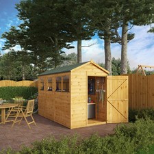 Waltons 10x5 Modular Garden Shed Shiplap Apex Outdoor Wooden Single Door Storage