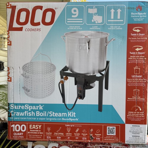 Loco boiling kit - loco, 100-qt