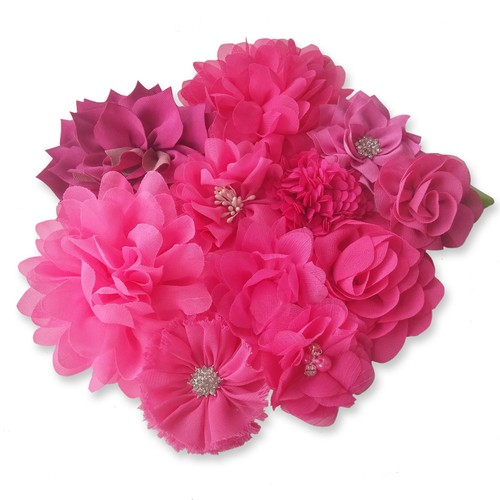 Hot pink fabric - hot, craft