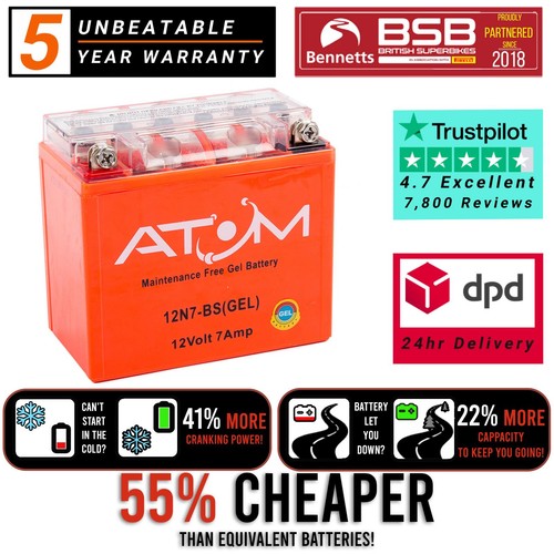 12n7 atom gel motorcycle - atom,