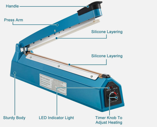 300mm impulse heat sealer - 300mm,