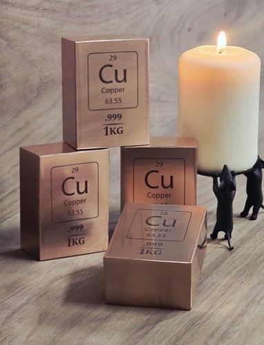 1kg copper element 999 - copper, .999