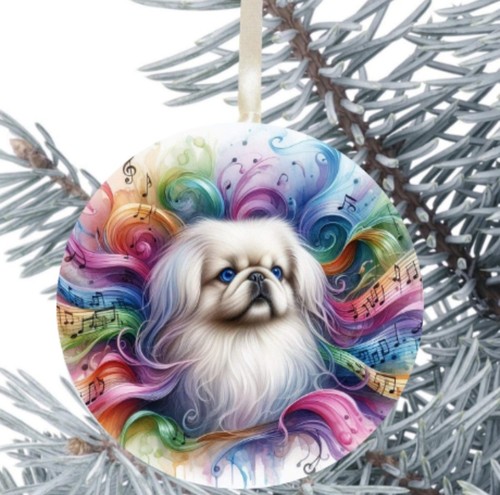 Pekingese dog hanging - dog,
