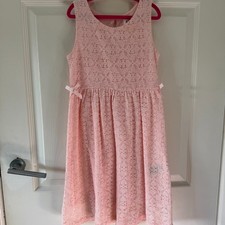 Girls H&M Pink Floral Lace