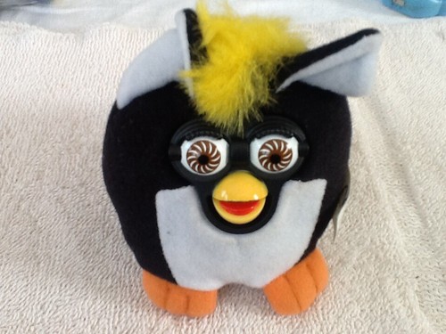 Mcdonalds black white - mcdonalds, furby