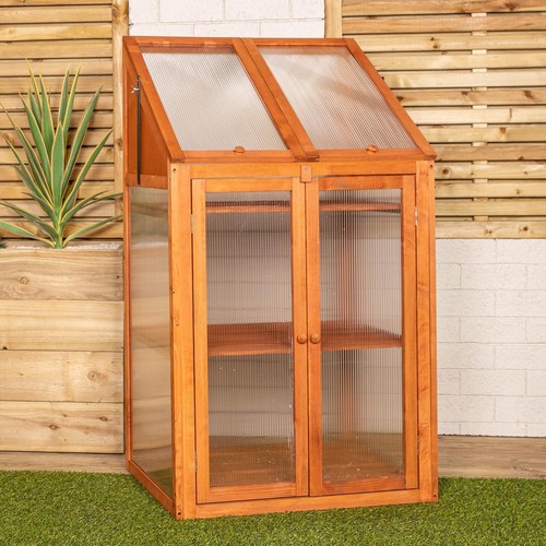 Wooden mini greenhouse garden - wooden,