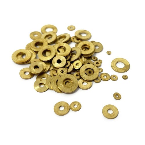 Brass clock washers - brass,