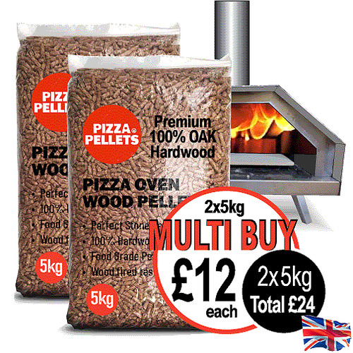 Premium pizza pellets 100 oak - 100%,