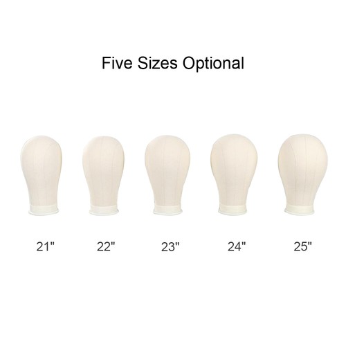 Canvas wig head mannequin - canvas,