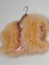 JOAN LEE REAL FEATHER PEACH
