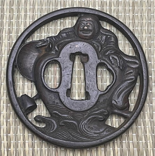 Japanese tsuba sword guard - tsuba,
