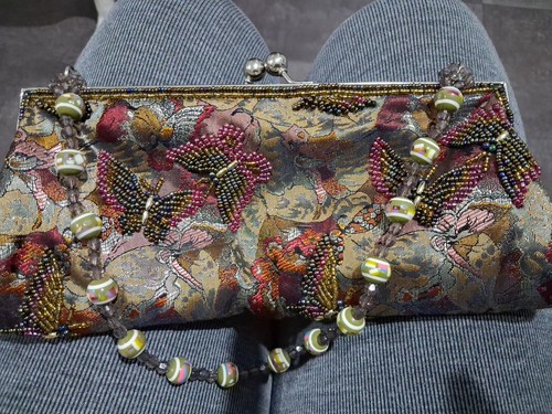 Leko london vintage cluth bag - leko,