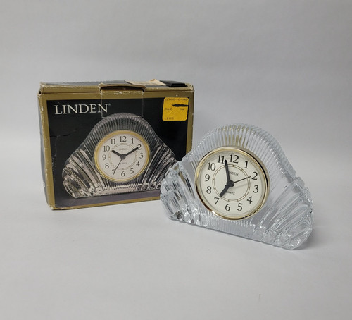 Linden crystal clock small - clock,