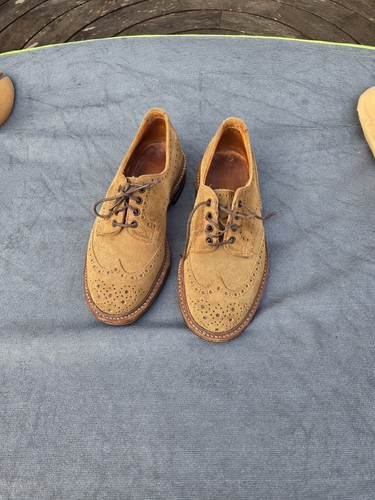 Trickers mens shoes - mens, suede