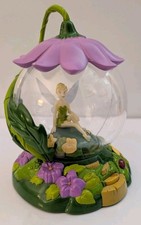 Vintge Disney Tinker Bell Light Up Globe Flipping Wings Fairy Tested Working