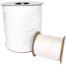 Roman Austrian Blind Festoon Lift Cord Curtain Pull String White 1mm / 2mm