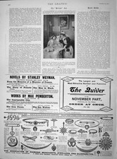 Original Old Antique Print