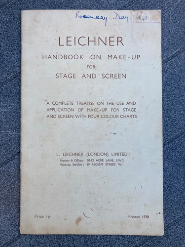 Leichner handbook make - leichner,