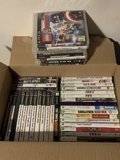 x40 Xbox 360 PS2 PS3 Video Game Lot Bundle Of Empty Cases As Is Untested