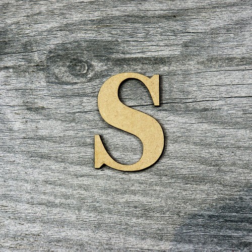 Large wooden letters georgia - large,