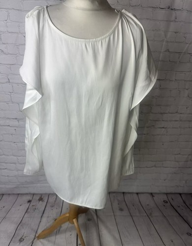 Next white satin blouse top - next,