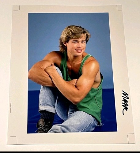 1987 brad pitt type photo - brad,