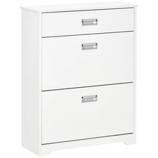 HOMCOM Tipping Shoe Cabinet