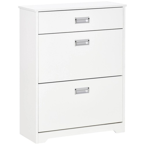 Homcom tipping shoe cabinet - tipping,