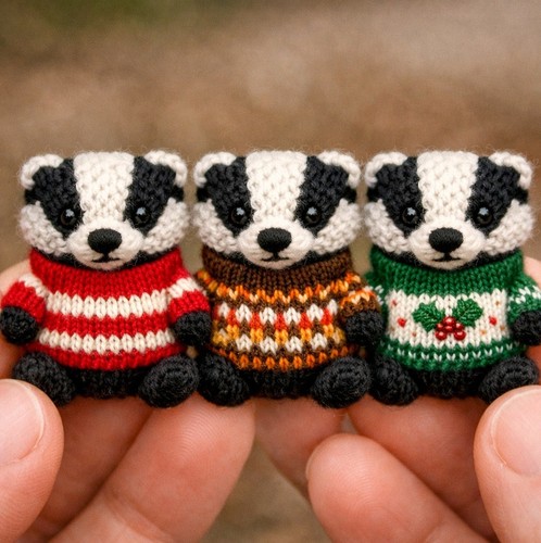 Badger knitting pattern bundle - knitting,
