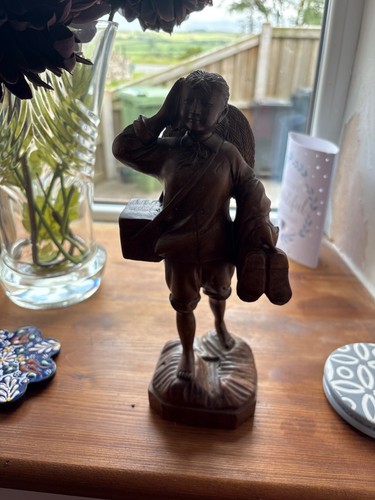 Boxwood carved traveller - boxwood,