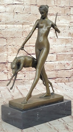 Signed 100 bronze - nude, diana