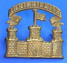 Royal Inniskilling Fusiliers 1926 - 1935 Pattern Cap Badge, W:33mm  [32727]