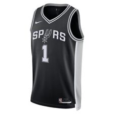 San Antonio Spurs Men's jersey NBA Nike ICON-Wembanyama All Sizes NEW UK