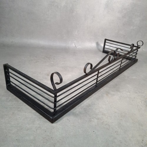 Vintage wrought iron fireplace - wrought,