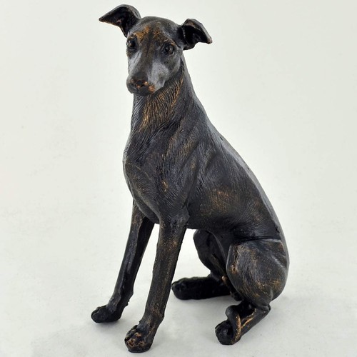 Bronze effect greyhound - bronze,