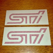 2x Genuine Subaru STI Fog