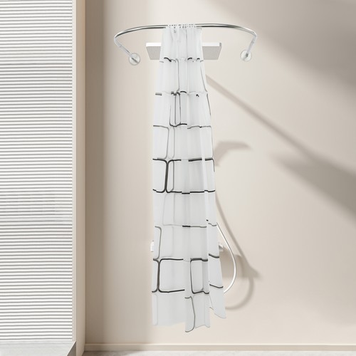 Shower curtain rail rod - curtain,