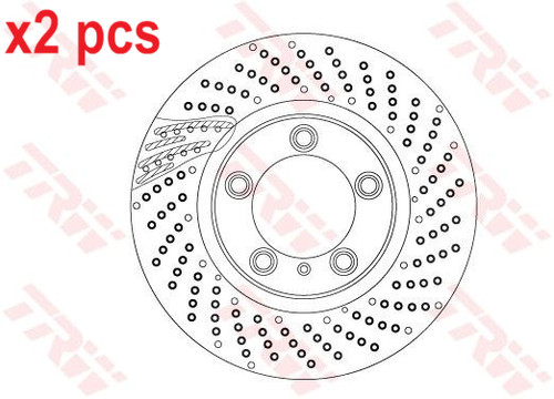 Pcs sides brake disc - l&r,