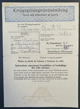 WW2 - Shipment To Prisoners Of