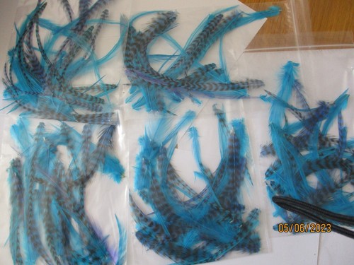 Blue mixed cock - mixed, hackle