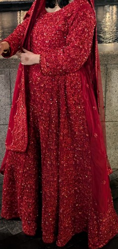 Red traditional bridal - red, dress