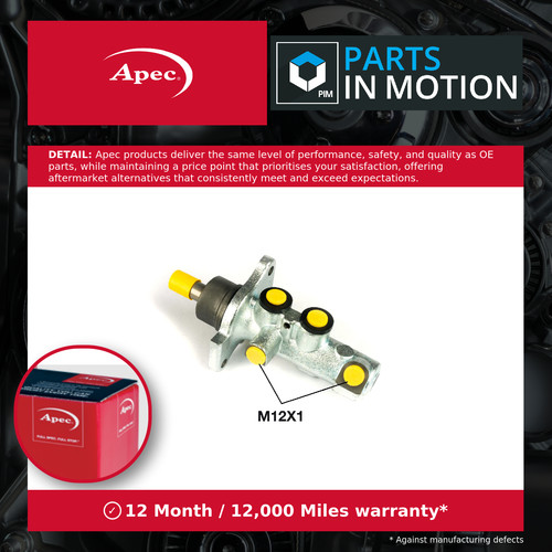 Brake master cylinder - cylinder, fits
